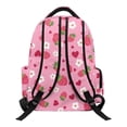 thumbnail image 3 of Yuyamidu Strawberry Axolotl Backpack for Girls 6-10 Elementary School 2nd-4th Grade Cute Lightweight Multiple Compartments Bookbag with Padded Shoulder Straps Back to School Gifts, 3 of 8