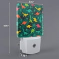 thumbnail image 2 of Honeii Colorful Dinosaurs Print LED Night Light with Light Sensor, Night Lights Plug Into Wall,Ideal for Bedrooms and Hallways-UK, 2 of 7