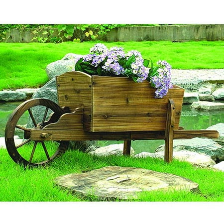Wooden Wheel Barrow