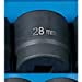 thumbnail image 2 of Grey Pneumatic GRE2028M .50in. Drive Standard Metric Impact Socket - 28mm, 2 of 2