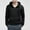 Black, variant on Drawstring Jackets for Men Zipper Outwear Hooded Winter Warm Big and Tall Long Sleeve Mens Coats