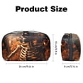 thumbnail image 5 of Skull USB Case Digital Bag Cord Organizer Box Charger Case Oxford Cloth Waterproof Electronics Storage Bag 5.9x9.44x3.14 in, 5 of 6