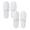 White*2, variant on 1 Pair Disposable Slipper, Bulk White Slipper Pack For Hotel, Spa, Travel, Shoeless Home, Fits up to Adult