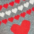 thumbnail image 5 of 1 Piece of Dog Knitted Sweater Dog Heart Sweater Warm Pet Dog Clothes Winter Doggie Outfits for Small Puppy Cat Pets, 5 of 8