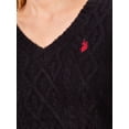 thumbnail image 4 of U.S. Polo Assn. V-Neck Cable Knit Sweater, 4 of 4
