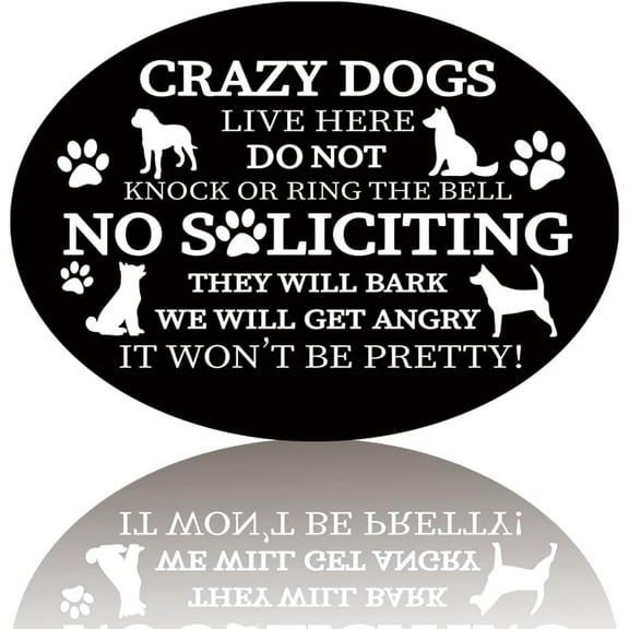 No Soliciting Sign for House Self-Adhesive for Door No Soliciting Sign for Business Front Door Wall Decor Warning Reminder Sign Style2