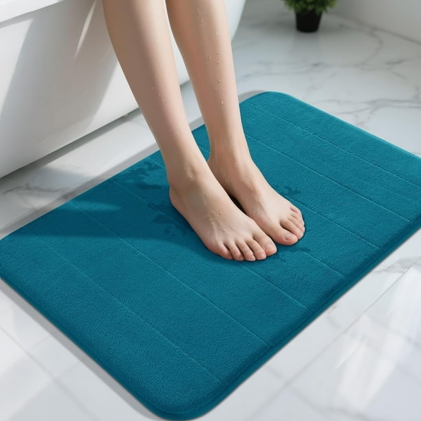Alfombra de baño Yimobra de espuma viscoelástica supersuave, absorbente, 80 x 50 cm