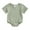 Green, variant on Gupgi Newborn Baby Bubble Romper Casual Rolled Up Short Sleeve Solid Color Bodysuit 3M 6M 12M 18M Infant Summer Tops