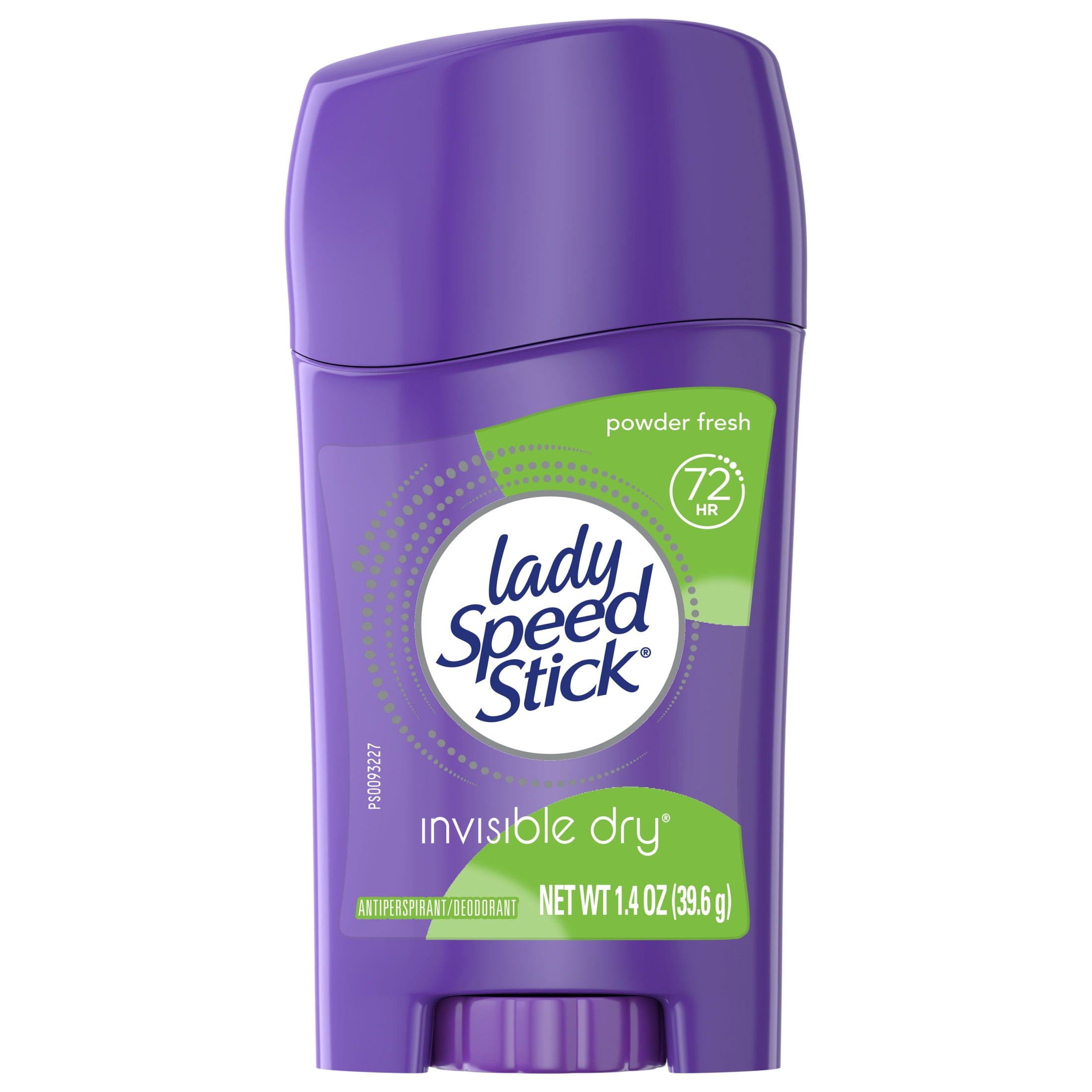 Lady Speed Stick Antiperspirant Deodorant for Women, Powder Fresh Scent, 1.4 oz Stick