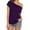 Purple, variant on One Shoulder Tops for Women - Ladies Off The Shoulder Blouse Short Sleeve T Shirts Loose Summer Casual Tees (XL, Purple)