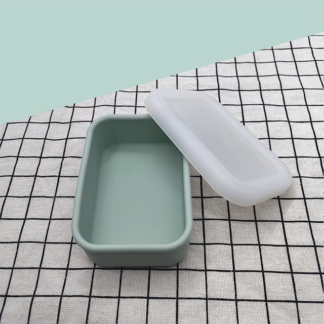Silicone Storage Box Camping Accessories Lunch Accessories Lunch Supplies Portable Silicone Food Grade Storage Box