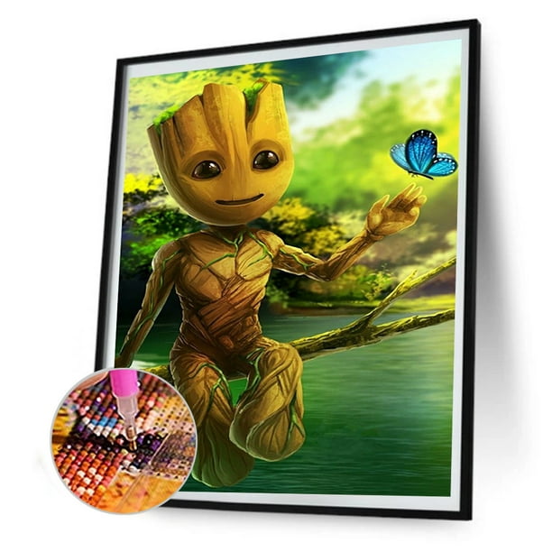Cuadros Decorativos Kit de pintura de diamante 5D Arte de mosaico de diamante cuadrado completo de dibujos animados de bricolaje DQrwqpou Nuevos Originales