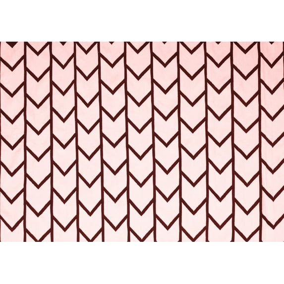 Ahgly Company Indoor Rectangle Solid Red Modern Area Rugs, 8' x 10'