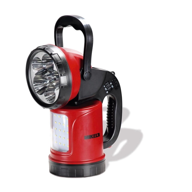 Lampara LED MIKELS 2 paneles 50 Lúmenes color Negro/rojo a prueba de agua recargable