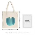 thumbnail image 3 of Serene Waterfall Canvas Tote Bag - Stunning Blue & Green Design Perfect for Shopping Travel & Parties Sturdy Handles Eco-Friendly, 3 of 4