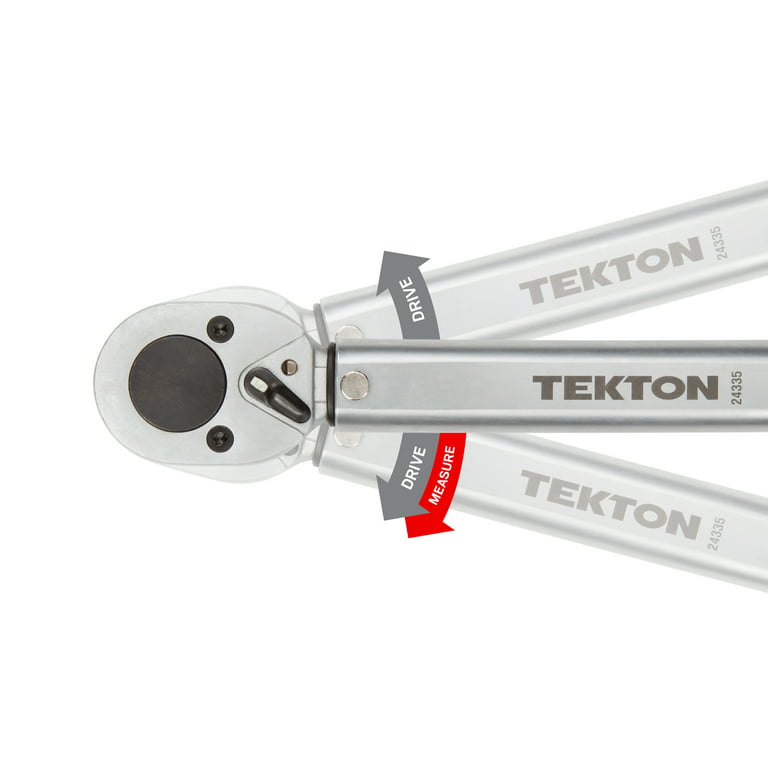 TEKTON 1/2 Inch Drive Click Torque Wrench (10-150 ft.-lb.), 24335 