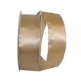 thumbnail image 1 of Reliant Ribbon 92575W-974-40K Satin Value Wired Edge Ribbon - Antique Gold - 2.5 in. x 50 yards, 1 of 1