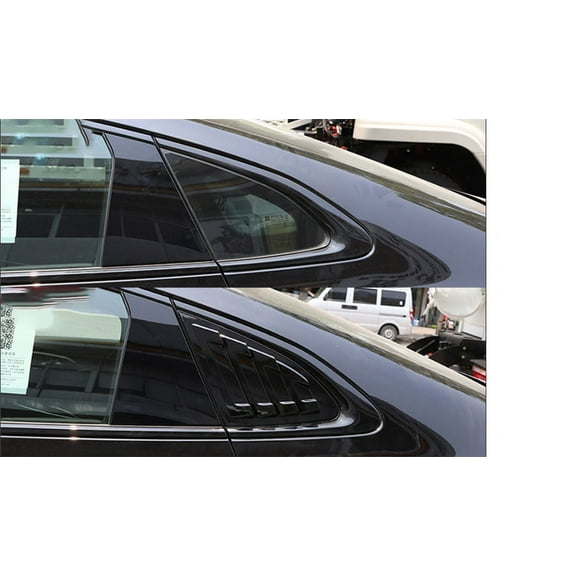 New 1 Pair ABS Black Side Window Louver Shutter Cover FOR Chevrolet Malibu 2016-20