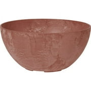 Novelty ArtStone Napa 10" rust round bowl indoor/outdoor planter has b, Each