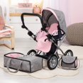 thumbnail image 3 of Cochecito para muñecas Bayer Pram City Star plegable con manillar ajustable, 3 of 7