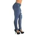 thumbnail image 5 of Fashion2Love Plus Size Classic Ripped Distressed Destroyed Skinny Jeans, 5 of 8