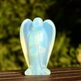 thumbnail image 2 of MATROOY 2" Natural Opal Hand Carved Angel Sculpture Home Garden Room Decor Crystal Gift, 2 of 8