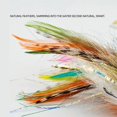 thumbnail image 4 of Baitfish Fly Baits Fishing Lure Trout Pike Fly Fishing Fly Lure Saltwater Fishing Baits Accessories Pink color, 4 of 4
