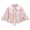 Pink, variant on Women Ruffled Cape Shrug, Peter Pan Collar Bow Tie Short Cloak, Vintage Ruffle Sleeve Capelet, Lightweight Cardigan Cover Up for Dress