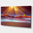 thumbnail image 2 of Alien Landscape at Sunset - Landscape Canvas Art Print, 2 of 4
