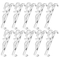 thumbnail image 4 of 10 Pcs clips de Fixation Invisibles pour Stores clips de Fixation pour Rideaux clips pour Rideaux Verticaux clips pour Stores Invisibles, 4 of 5