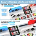 thumbnail image 2 of Estación organizadora para juegos Switch con cargador de mandos, Joycons base de carga para Nintendo Switch y OLED, 2 of 6