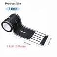 thumbnail image 2 of Haimei 2 Pack Black Track Tape for Toy Cars, 65.6 ft Roadway Sticker Tape, Sticks to Flat Surfaces, No Residue, 2 of 5