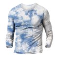 thumbnail image 5 of Men's T Shirt Graphic Abstract Neck Clothing Apparel Outdoor Long Sleeve Print Fashion Designer Vintage XL, 5 of 5