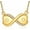 Gold, variant on Infinity Urn Necklace for Women Double Heart Cremation Necklaces Jewelry Hold Two Ashes - Infinity Memorial Keepsakes Pendant Jewelry Gifts for Loved Ones