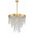 thumbnail image 5 of Crystorama Winfield 6 Light Antique Gold Chandelier - 24"W x 24"H x 24"D, 5 of 13