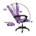 thumbnail image 4 of Silla Gamer Ergonómica Nenotech Max Reclinable Purple, 4 of 10