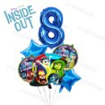 thumbnail image 3 of Juego de 5 globos de fiesta de cumpleaños para niñas y niños, de Inside Out 2, con números, decoración de cumpleaños, suministros para niños de 1, 2, 3, 4, 5, 6, 7, 8 y 9 años, 3 of 5