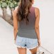 thumbnail image 4 of Ichuanyi Womens Swimsuits Clearance Tank Top For Women Sexy O Neck Sleeveless Vest Summer Trendy Slim Skinny Pullover Tunic Tees Ichuanyi Ichuanyi, 4 of 6