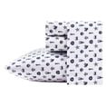 thumbnail image 1 of Poppy & Fritz Percale Collection Ensemble de Draps de Lit - 100% Coton, Croustillant et Frais, Literie Légère et Anti-Humidité, Simple XL, Icônes de la Mer, 1 of 2