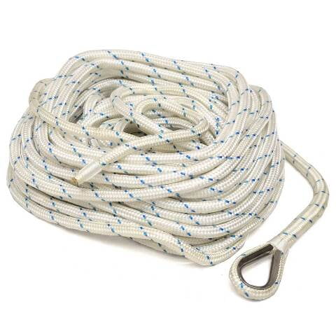 Extreme Max Boat Anchor Line 3006.2496 | Nylon Braid 3/8 x 100 FT