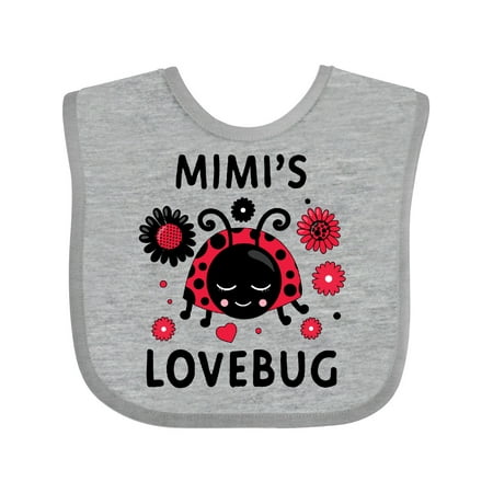 

Inktastic Valentine s Day Mimi s Lovebug Gift Baby Boy or Baby Girl Bib