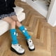 thumbnail image 3 of Calcetines Jk de punto Calcetines holgados Medias Jk Calentadores de piernas lolitas sueltos con decoración, 3 of 5