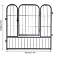 thumbnail image 3 of Miumaeov Pet Playpen Puppy Playpen Kennels Dog Fence Exercise Pen Gate Fence Foldable, 3 of 9