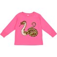 thumbnail image 3 of Inktastic Cute and Cuddly Ball Python Snake Boys or Girls Long Sleeve Toddler T-Shirt, 3 of 5