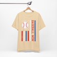 thumbnail image 5 of Women's Baseball Mom Red White Blue Flag Shirt, 5 of 11