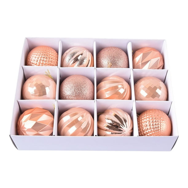 12Pcs Christmas Balls Baubles Party Xmas Tree Decorations Hanging Ornament Decor