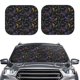 thumbnail image 2 of Fotbe Lavender Flowers Juego de 2 Piezas de Parasoles para Parabrisas | Bloqueador Solar para Auto | Accesorios Plegables para Protección Solar Interior-Small, 2 of 6