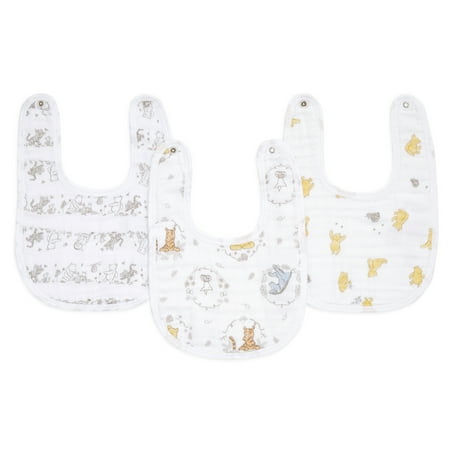 UPC: 0842332146526 | aden + anais essentials disney baby snap bibs winnie + friends 3-pack