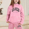 thumbnail image 2 of Girls Outfits Sets Casual Winter Trendy Printed Hooded Sweatshirt Sweatpants Sets Girls Fall Clothes, 2 of 4
