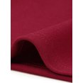 thumbnail image 5 of INSPIRE CHIC Work Dress for Women's Sleeveless Square Neck Formal Belted Bodycon Midi Dress XS Red, 5 of 6